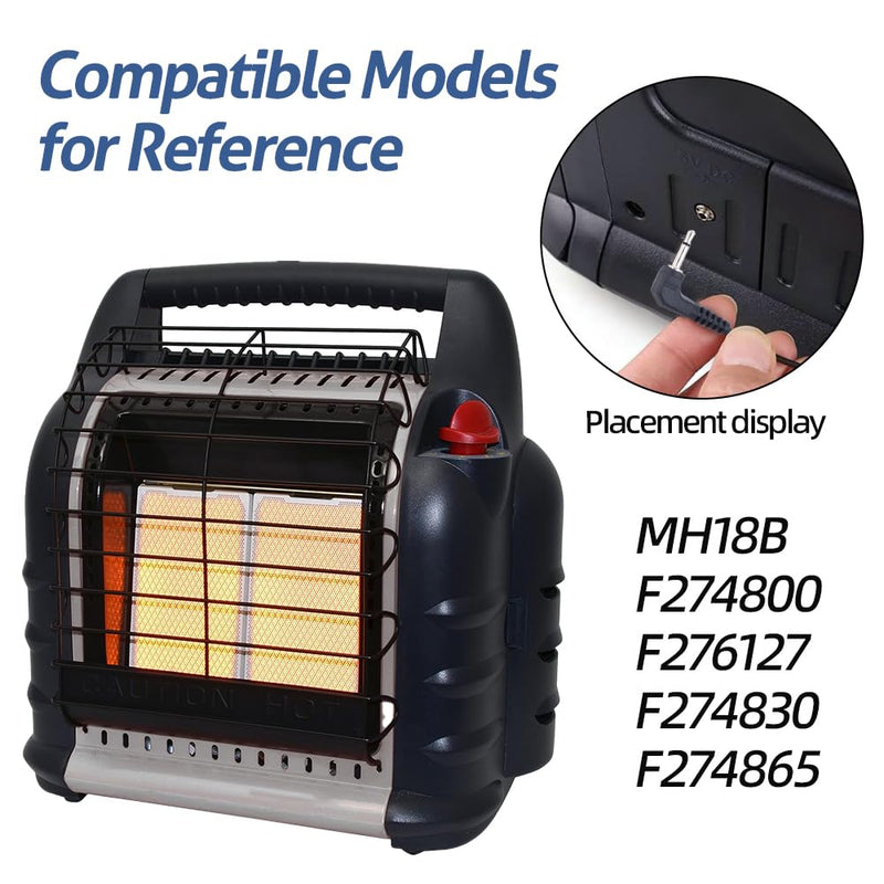 Power Adapter for Mr. Heater Big Buddy Heater MH18B F274800 F276127 F274830 F274865, Electric Charger 6V DC, 6.23 FT Cord for Big Buddy Heater Accessories