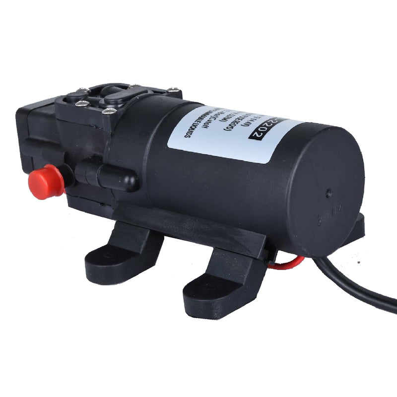 NovelBee 12V 1.1 GPM Water Pressure Diaphragm Pump,35 PSI Self Priming Pump Water Pump for Caravan Boat Marine Agricultural
