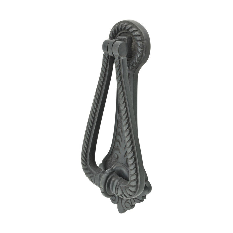Renovators Supply Manufacturing Door Knockers for Front Door 6.75 in. Oil Rubbed Bronze Finish Solid Brass Door Knocker with Mounting Hardware