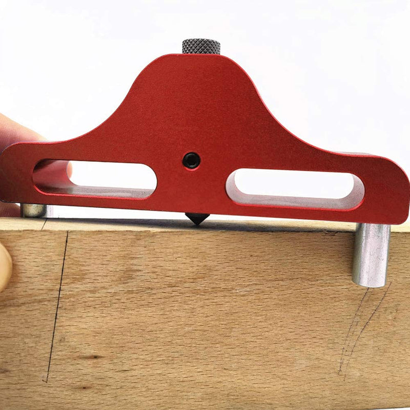 Walfront Woodworking Center Finder Tool Exact Center and Offset Lines Scriber for Drilling Carpentry Construction Marking