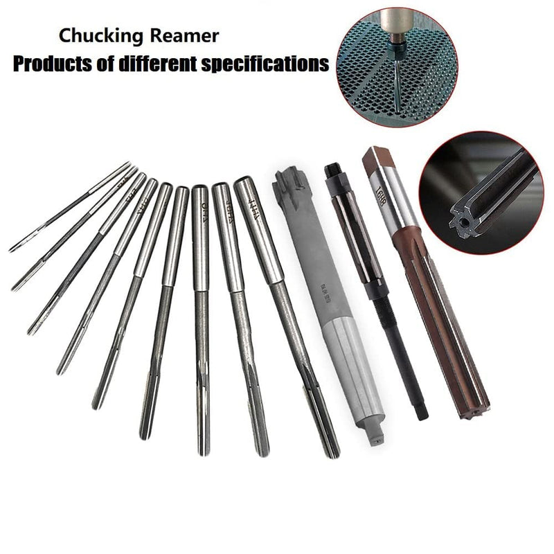 Utoolmart Hand Reamer 15mm Alloy Tool Steel H8 6 Straight Flutes 9Crsi Hand Milling Cutter Tool 1pcs