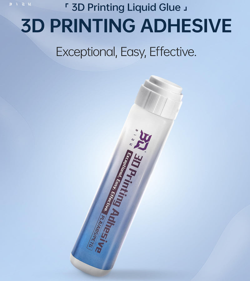 2-Pack 3D Printer Glue Adhesive for Heat Bed, Compatible with Bambu-Lab Printers, BIQU Panda Glue for ABS PLA PETG TPU on Various Build Plates, Stronger Grip Than Glue Stick Warping-Free