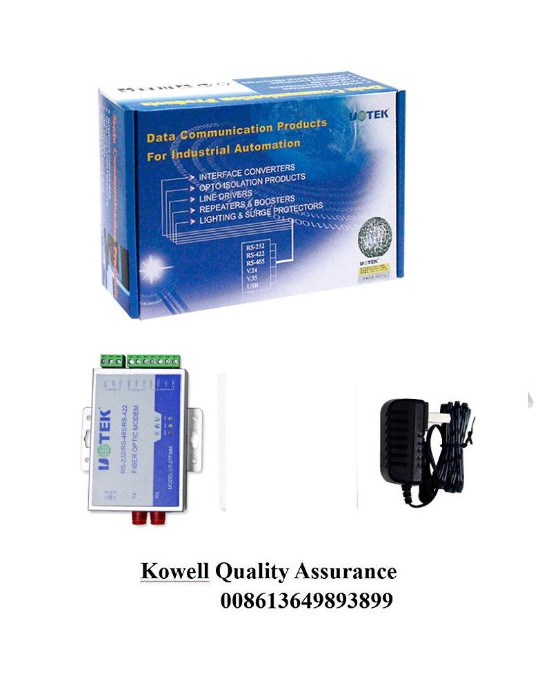UOTEK UTEK UT-277MM-ST RS-232/422/485 to Optical Fiber Media Converters