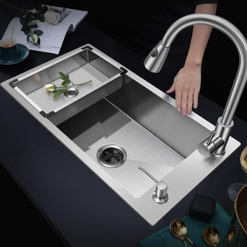 Sink Baffle 3 3/8" QCB-AM Replacement for InSinkErator Evolution Series, Garbage Disposal Splash Guards Removable Quiet Collar Drain Plugs, Garbage Disposer Accessories