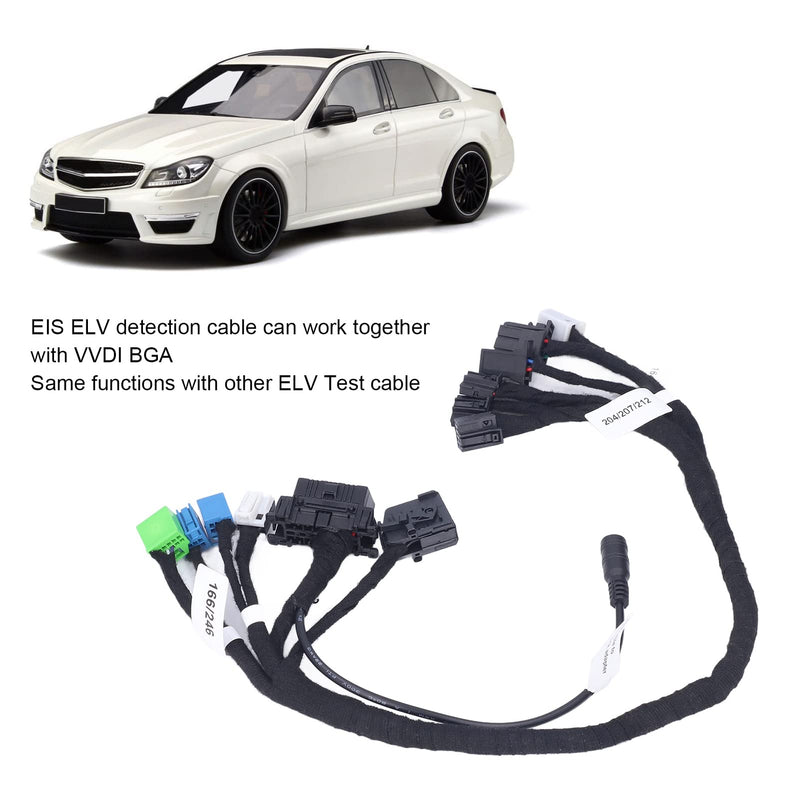 EIS ELV Test Cable 5-in-1 Replacement for Mercedes-Benz W204 W207 W212 W164 W221 W216 W166 W246