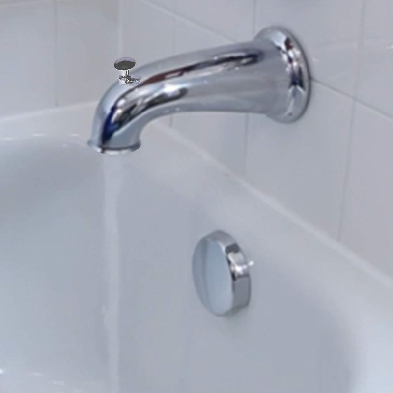 Danco Decorative Bathtub Faucet Spout Length | Chrome Finish (10315), 6 Inches/Pull Up Diverter 6-Inches/Pull Up Diverter