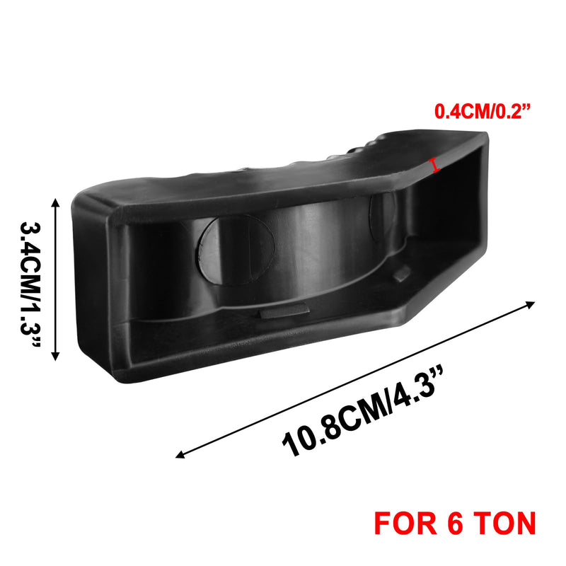 6Ton Car Jack Stand Rubber Pad Slotted Lift Floor Adapter Repair Tool Frame Rail Pinch Weld Lifting Universal Repair Tools Safety Grip Pads 6 Ton