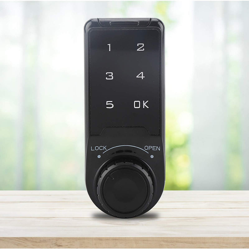 AUNMAS Touch Keypad Deadbolt, Keyless Entry Door Lock Code Security Digital Keypad Password Electronic Security Cabinet Lock for Doors Coded Locker for Furniture (L=30)