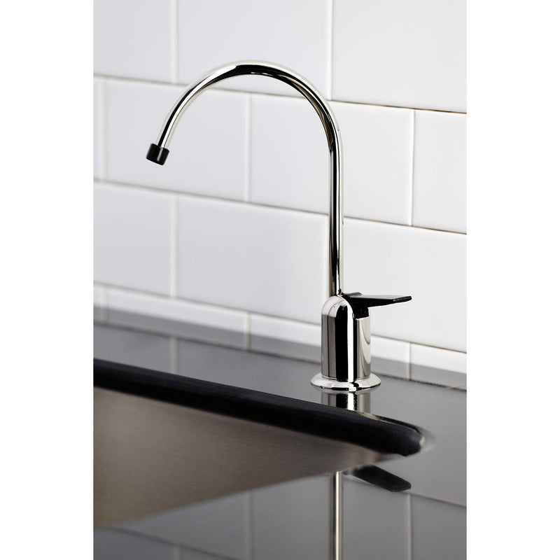 Kingston Brass K6196 Americana Single-Handle Water Filtration Faucet, Polished Nickel 1.75 x 4.5 x 8.88