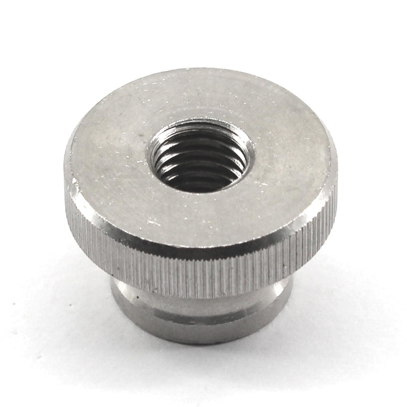 (30 Pieces) M2.5 Knurled Thumb Nut 304 Stainless Steel Round Knobs Fasteners Metric Thread Nuts Hand Screw Nuts for 3D Printer Parts