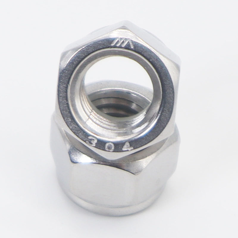 #8-32 Lock Nuts,304 Stainless Nylon Insert Locknuts for Bolts, Nylock Nuts 120 Pack #8- 32 (120pcs)