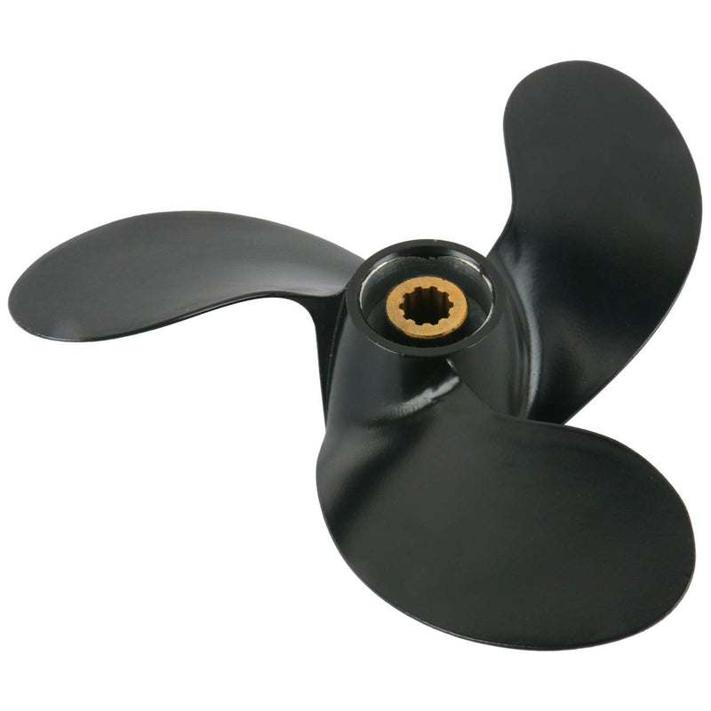 Amarine Made A520 Boat Engine Aluminum Alloy Propeller 7 1/2x6 Fits for Suzuki 2.5hp DF2.5 Outboard Motors