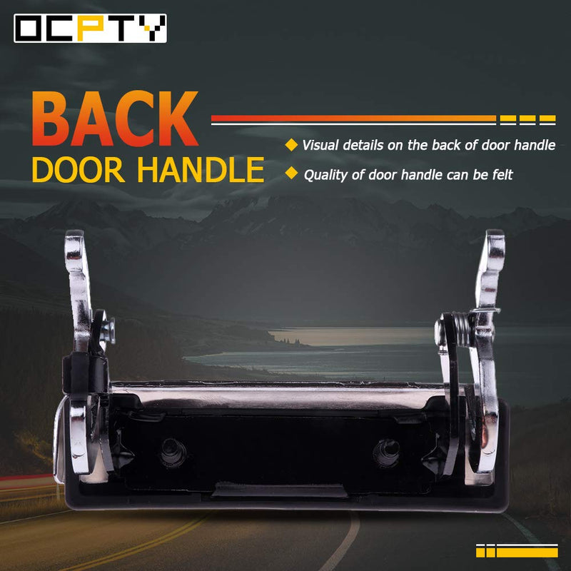 OCPTY Chrome Tailgate Door Handle Exterior Replacement fit 1988-1997 F Super Duty Outside Door Handle
