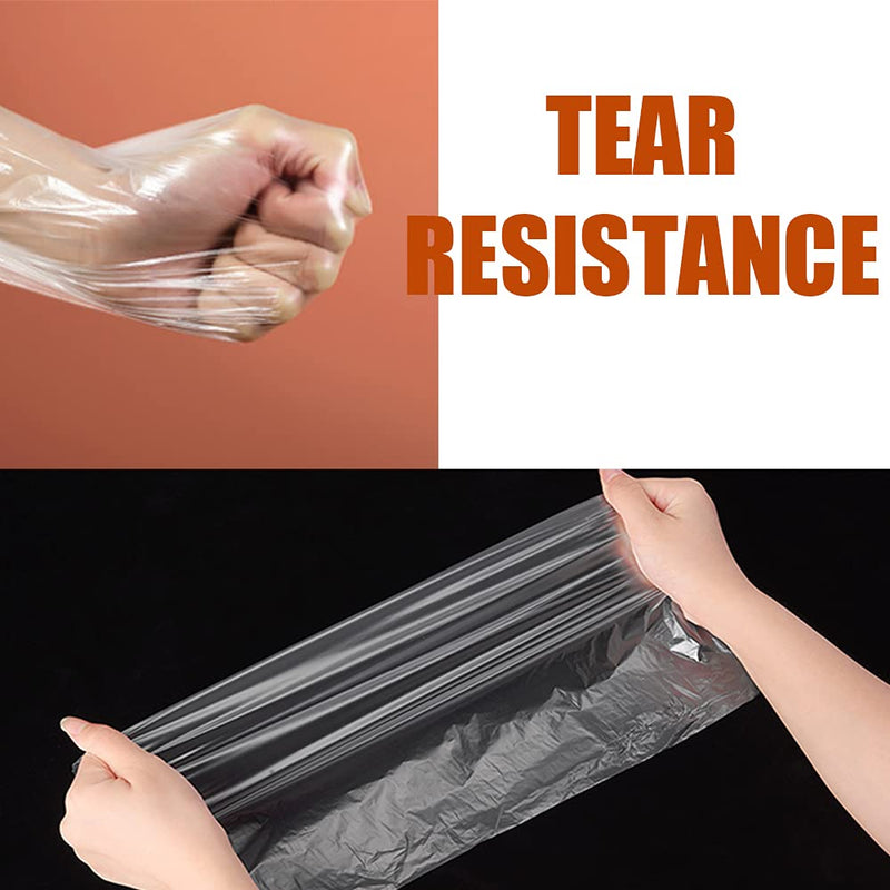 10 Pieces Plastic Drop Sheets for Painting, Waterproof and Dust-Proof Clear Cloth for Furniture Cover, 9x12 Feet Tarps 10 Pieces