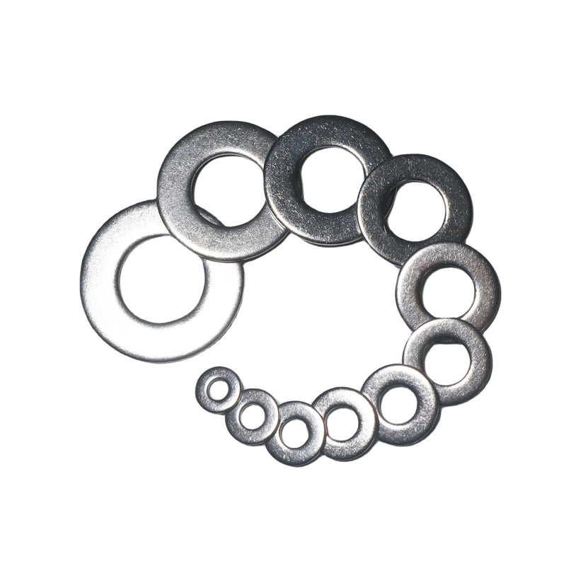5/8" Flat Washer, 18-8 (304) Stainless Steel Washers Flat, 5/8 inch Stainless Flat Washers, 5/8" x 1-5/16" Washers Flat; 30pcs 5/8" x 1-5/16" - 30pcs Silver - NewNest Australia