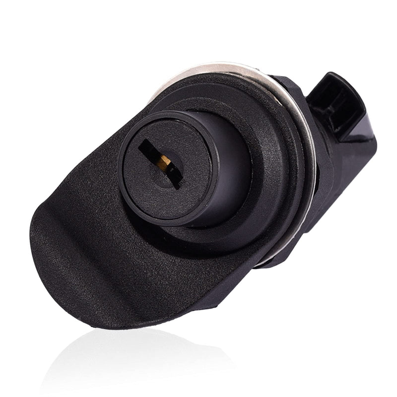 2 PCS Locking Push Button Latch, Plastic Push to Close Latch for Marine Boat Box, Glovebox, Radio Box, Electronic Box 0.0"- 0.4" Door Panel