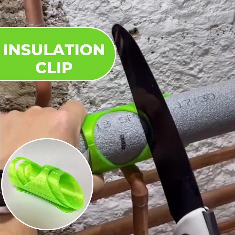 3pcs Foam Pipe Cutter Tool - Three-Tube Insulation Cutting Fixture, Insulation Cutting Fixture in 3 Models, for Pipe Insulation in Homes, Industries and Commercial Places,15mm, 22mm,28mm (Green) Green