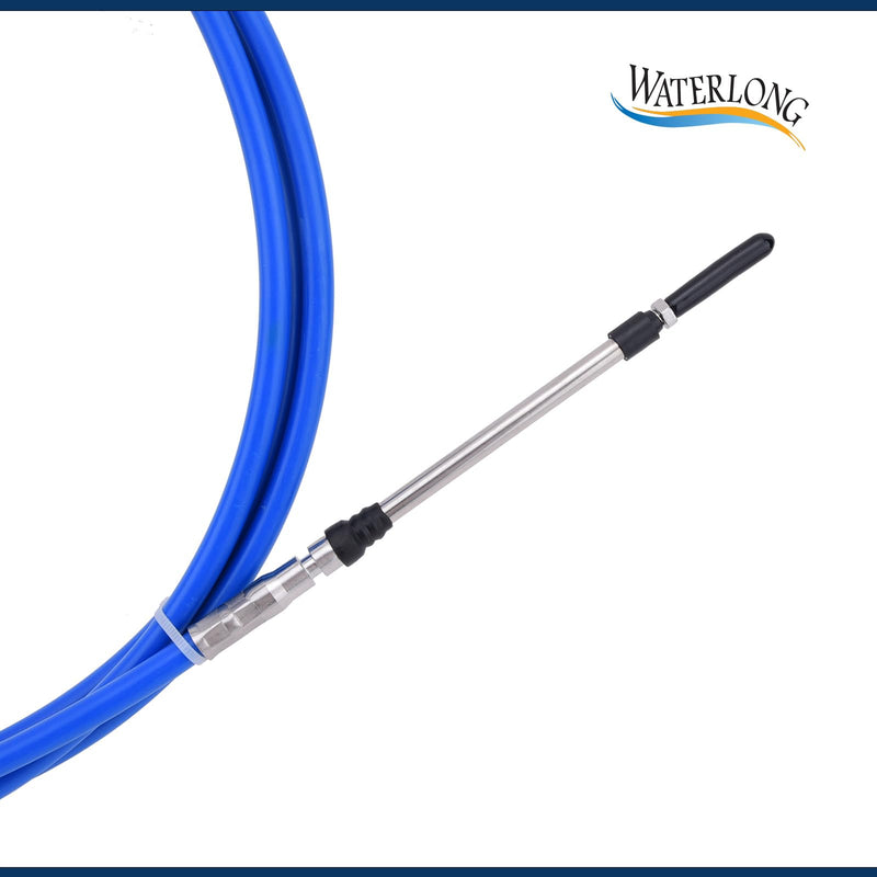 Boat Throttle Control Cable 12 Feet Outboard Rotary Steering Cable for Most Single Station Boats
