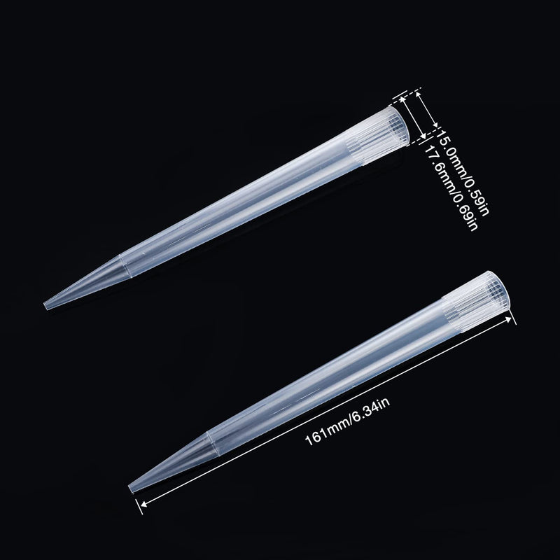 FOUR E'S SCIENTIFIC 10ml Pipette Tips Microchemical Disposable Liquid Pipettor Tips 10mL 100pcs Autoclavable Polypropylene (PP) 100