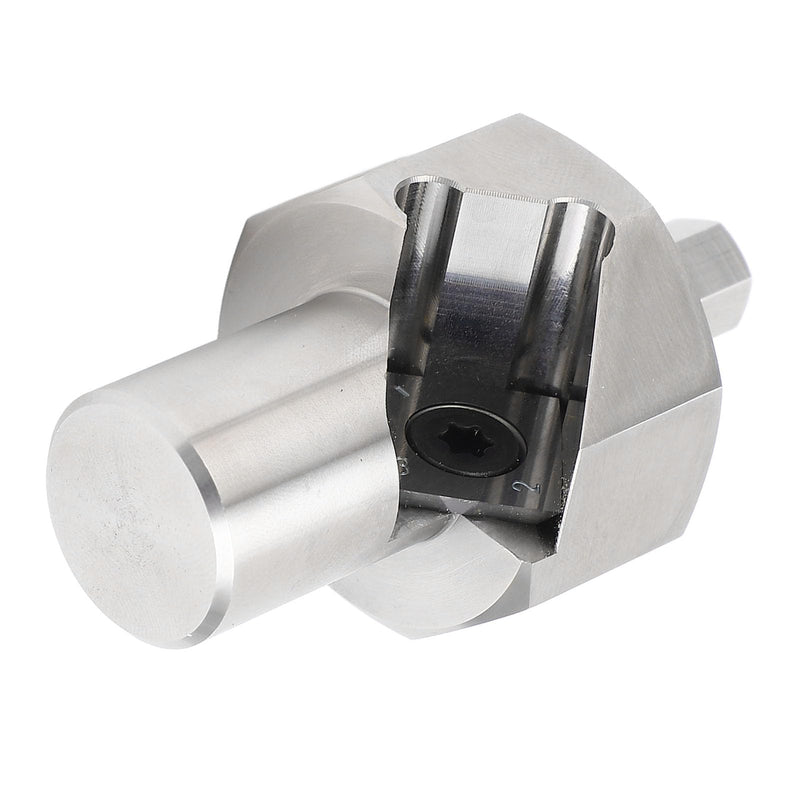 Bench Dog Hole Chamfer Reamer Tool Stainless Steel T10 Alloy Blade 20mm Holes 9mm Hex Shank Woodworking - NewNest Australia