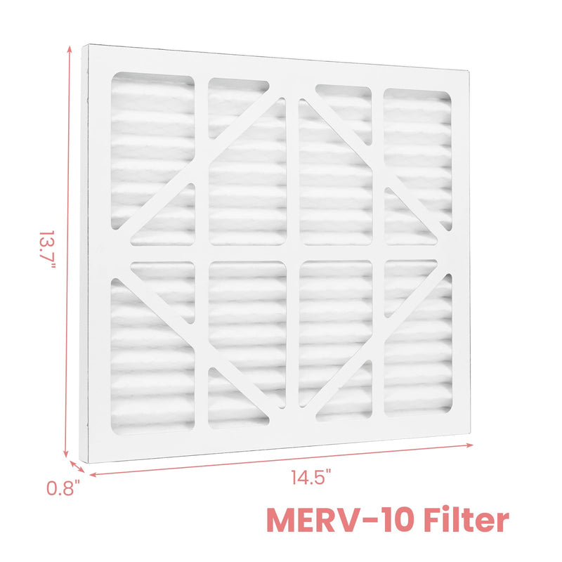 Abestorm 2-Pack MERV-10 Filter for Filteair HEPA V1 V2 V3 / S1 S2 S3 Fresh White