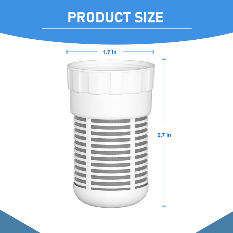 Water Pitcher Replacement Filter Pack Compatible with Alexapure Pitcher Groundbreaking Water Filtration System, 4 Packs