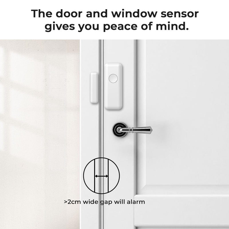 PGST Alarm System for Home Security 5-Piece Kit, WiFi/4G Home Security System Wireless with Phone APP Alert,Door Sensor,Motion Sensor, Remote Control, Compatible with Alexa,24/7 Protection A01-A