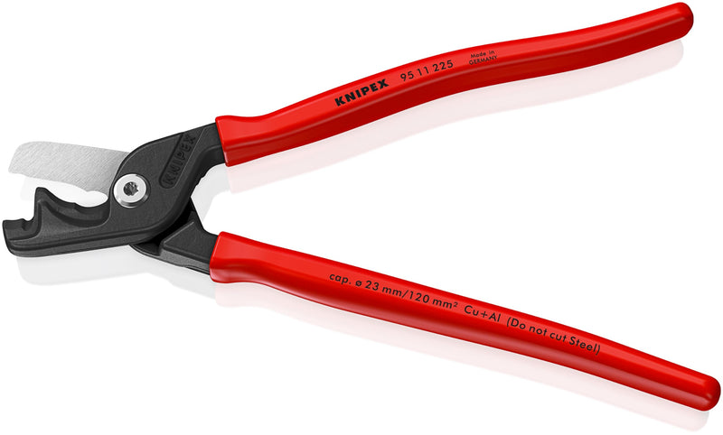 KNIPEX Tools 95 11 225 SBA StepCut® XL Cable Shears, 9"