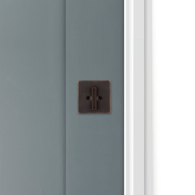 Kwikset 663SQT Privacy One Sided Deadbolt from The Signature Series - Satin Nickel