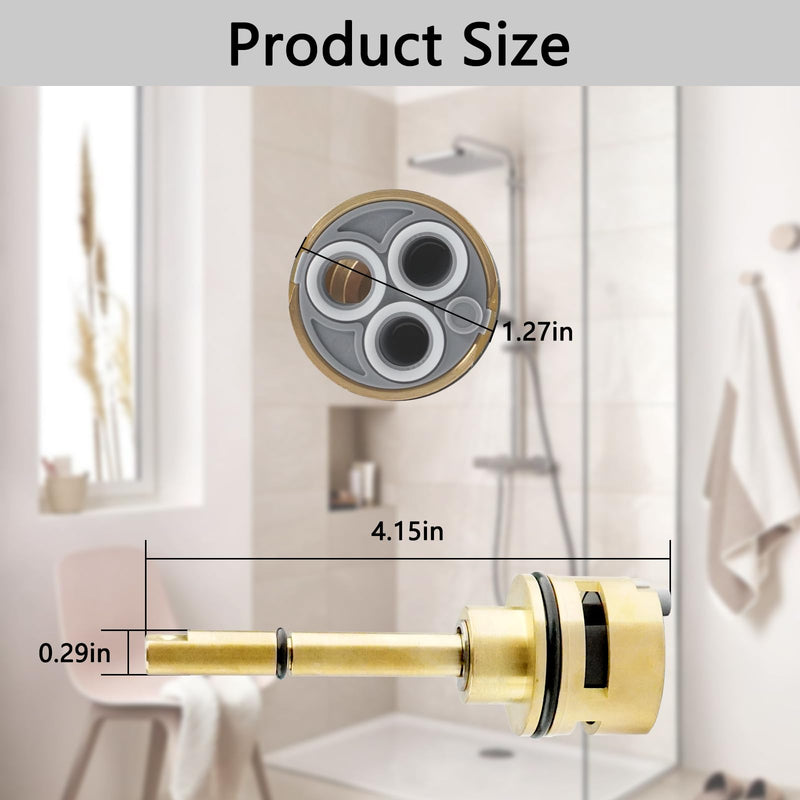 NBPLUS RP51919 6 Setting Diverter Cartridge Compatible with Delta R11000 R22000 Faucet Valve Replacement Trim Kit, 6 Way Shower Diverter Parts, No Leakage Brass