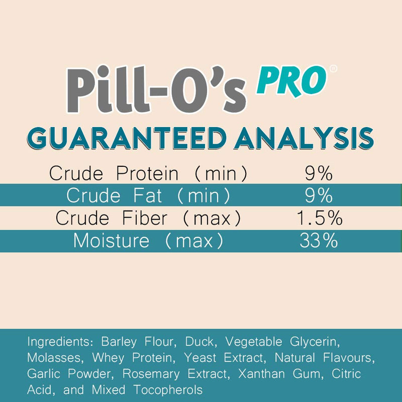 Pet Health Solutions Pillo's Pro Duck Flavor Pill Conceal (30Count) - PawsPlanet Australia