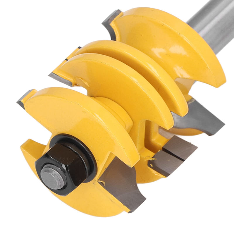 Entry Door Router Bit , Longer Service Life Adjustable Cabinet Routers Bits 2Pcs/Set Sharper Cutting for Plywood