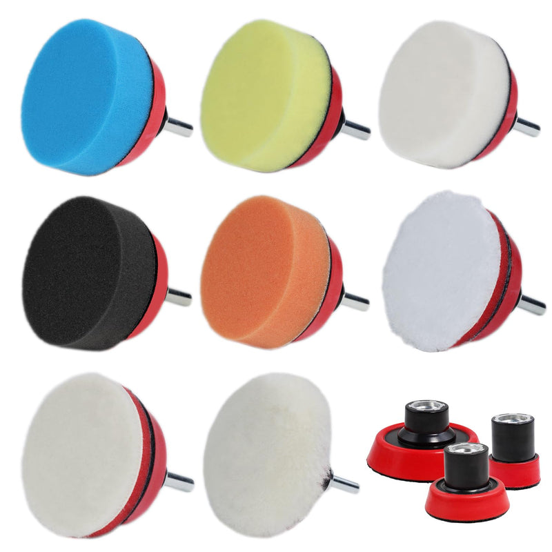 Car Foam Polishing Buffing Kit, Polishing Buffing Pads, Wool Pads, Polishing & Buffing Wheels,for Headlights & Body Foam Wax & Buffer Kits (44) 44