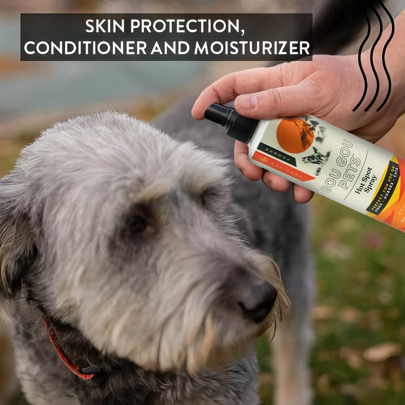 Hot Spot Spray Holistic Natural Derived Herbal for Dogs, Cats and Horses: Fast Acting to Soothe Hot Spots, Relieve Irritated Skin, Rash: Veterinarian Recommended: - Made in USA - 8 oz