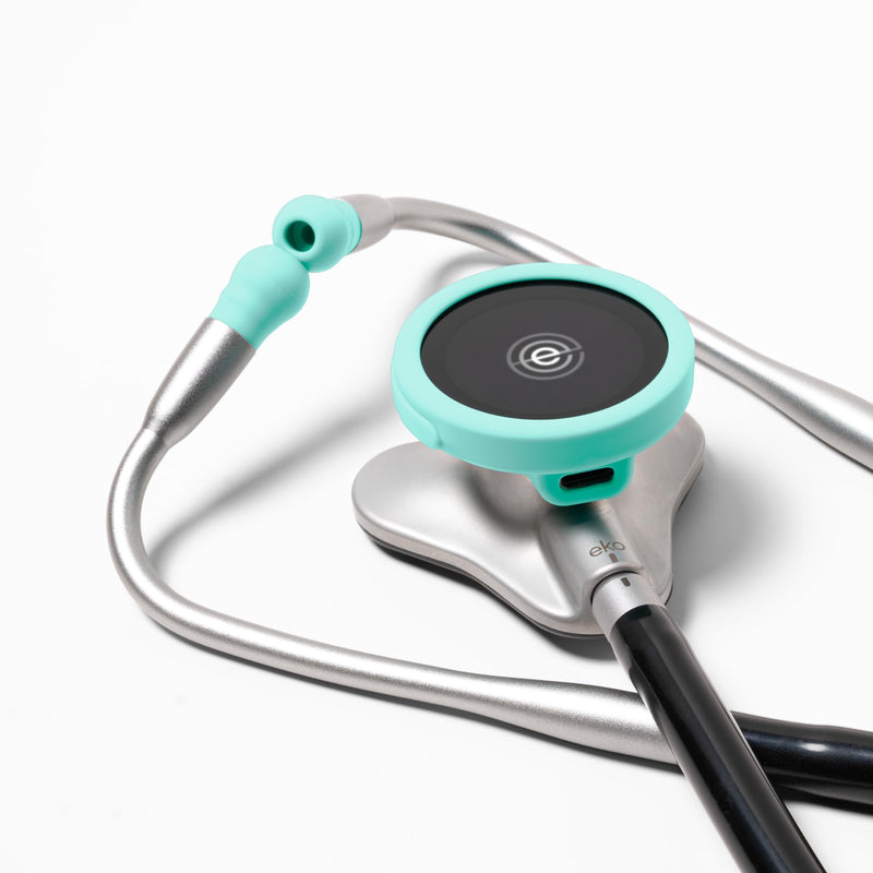 Eko CORE 500™ Digital Stethoscope Rubber Ear Tips - 6 Pairs (Rainforest Collection) Rainforest Collection
