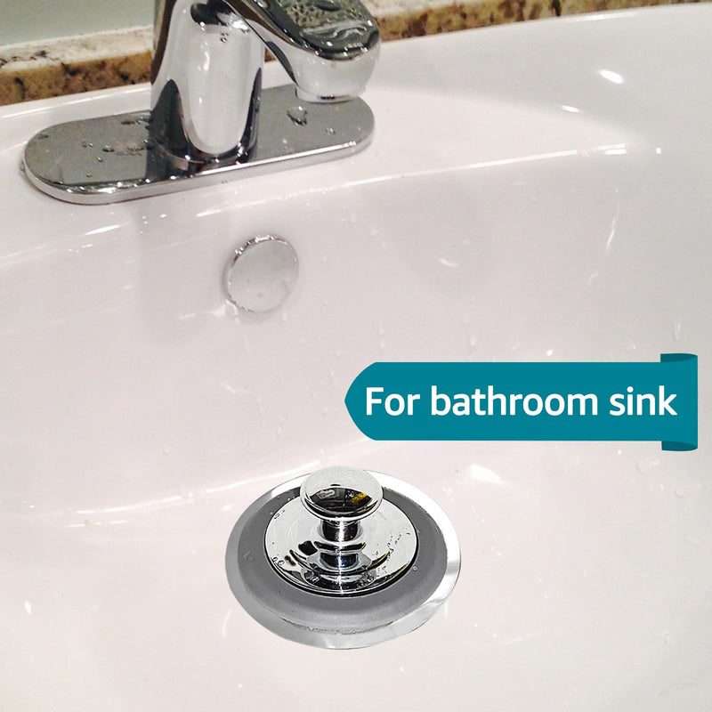 Bathtub Drain Stopper, Sink Stopper, Tub Stopper, Bathtub Drain Plug, Universal Bathroom Bath Tub Drain Stoppers, Shower Drain Cover Accessories Replacement Jets Hair Catcher Topper Rubber(Patented)