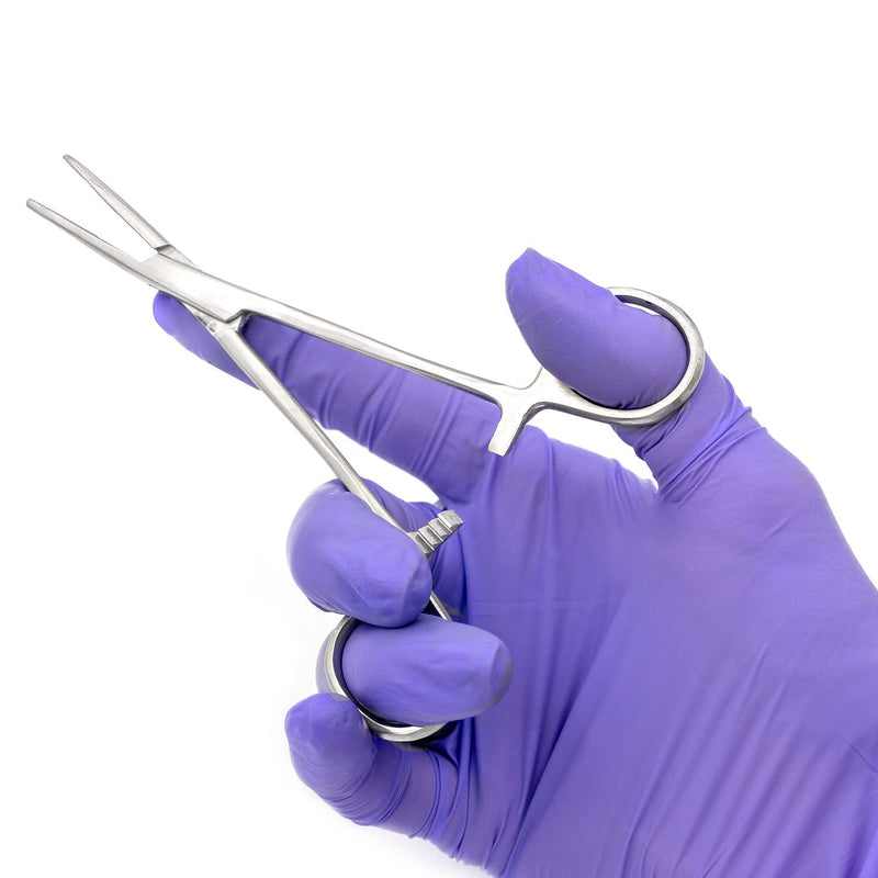 MABIS Kelly Forceps, Medical Forceps, Locking Forceps, Silver, 5.5" 5.5 Inch (Pack of 1)