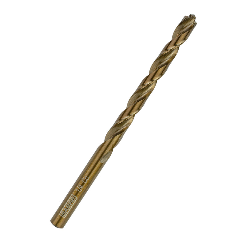 1/4 Inch Cobalt Drill Bits – 5pcs Drill Bits for Metal, M35 Cobalt Metal Drill Bit Set, Pilot Point Cobalt Drill Bits – Heavy-Duty Drill Bits for Steel, Hard Metal, Cast Iron (1/4" x 4") 1/4 in