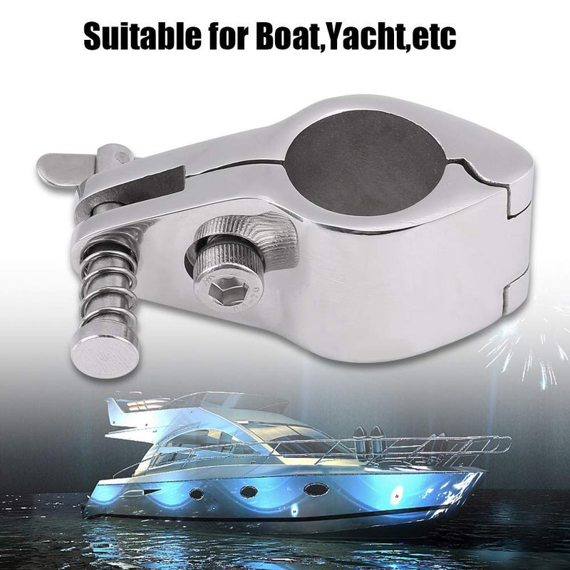 Aramox Boat Jaw Slide, 7/8" 316 Stainless Steel Marine Boat Jaw Slide Hinged Bimini Top Hardware Fitting