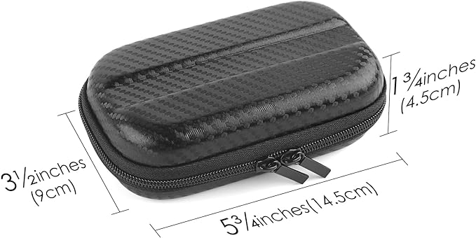 Linkidea Hard Shell Safety Razor Travel Case, Shaving Kit Storage Box for Long/Short Handle Razor, Compatible with Mercur, Vikings, WEISHI Double Edge Safety Razor - NewNest Australia
