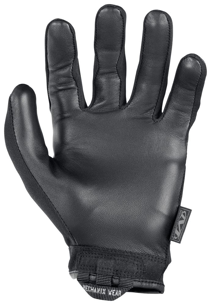 Mechanix Wear Tactical Specialty Recon Gloves - Heavy Duty - Slim-Fitting Leather Work Gloves - Touchscreen Compatible - Machine Washable - Large - Covert Black