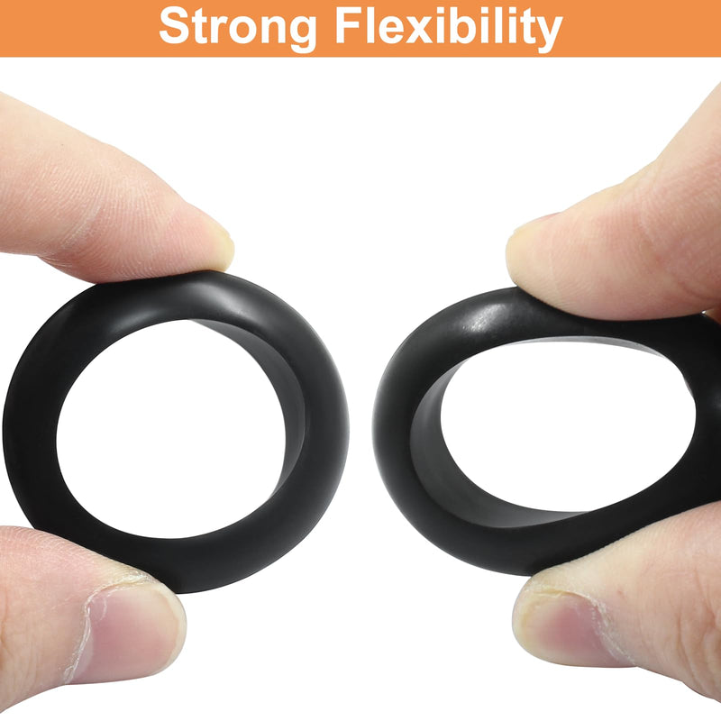 Piutouyar 12 Pcs 25mm Rubber Grommets, 1 Inch Inside Diameter 1 Inch Drill Hole Rubber Hole Grommet Wire Grommets for Wire, Cables, Plugs, Firewall 25mm/1"