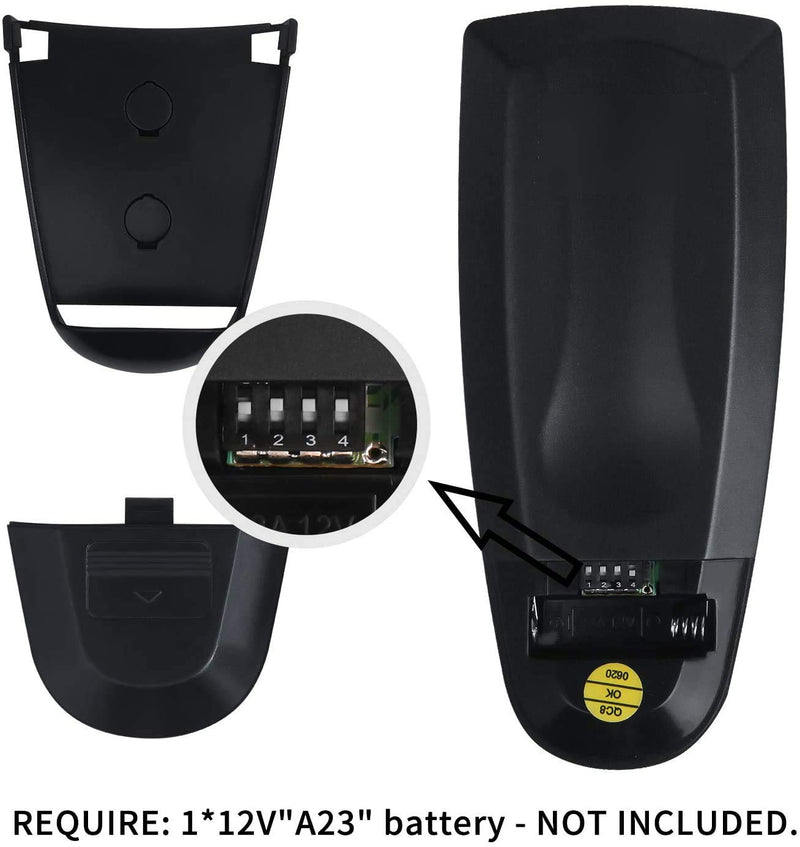 UC7083T Ceiling Fan Remote Control Replacement of Hampton Bay with Dim Light,3 Speed Control with Wall Mount Only Remote