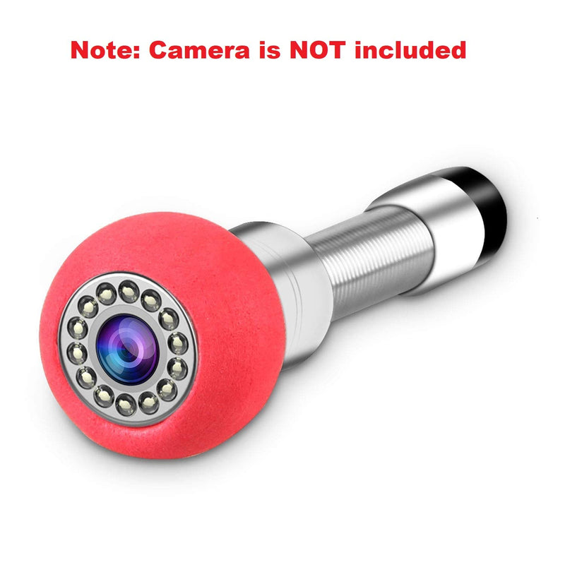 Anysun Red Ball Camera Cover Protective Cover for 22mm & 23mm Sewer Camera Pipe Inspection Camera, 2pcs