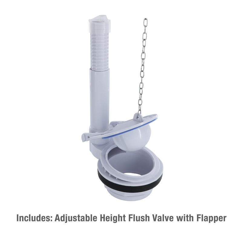 Danco 12097 Universal Water-Saving 3-inch Toilet Flush Valve, Fixes Running Toilet from Leaky Flapper