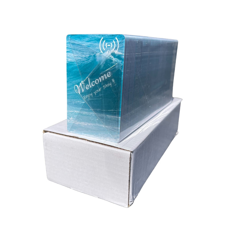 Hotel RFID KeyCard, Touchless Key Card (Pack of 200 Keys) Compatible with Saflok, Kaba, Onity, Ilco, and Securelox.
