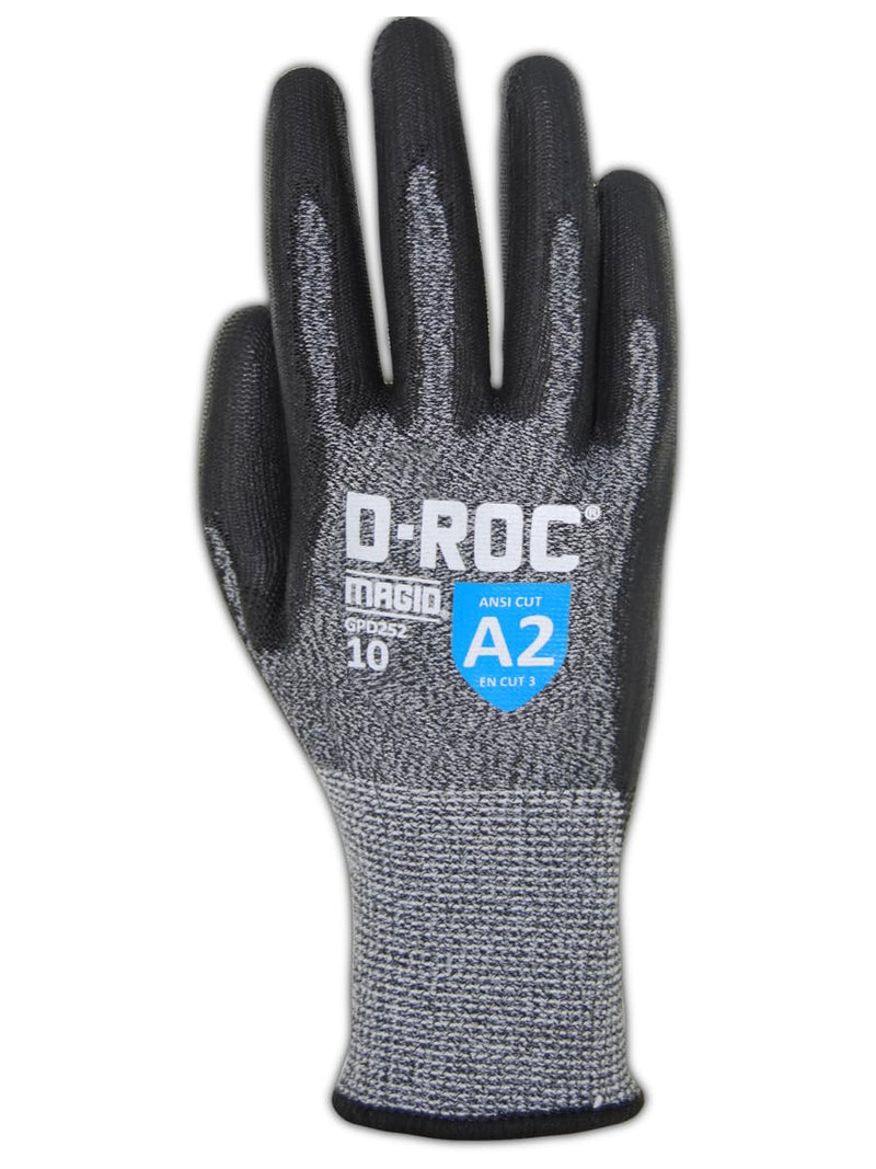 MAGID Griffin Gear ANSI A2 Polyurethane Coated Work Gloves, 12 Pairs, Size 11/2XL (GPD252) 11/XXL 12 Pair