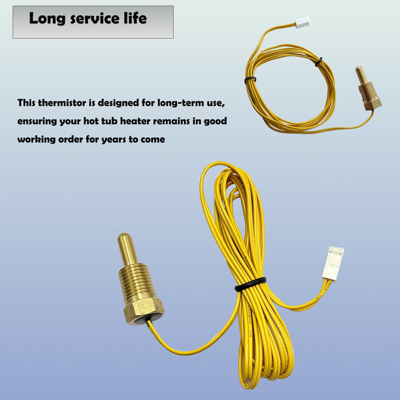 471566 Thermistor Probe Temperature Sensor Replacement for Pentair for Pentair MiniMax Pool/Spa Pump and Spa Heater 12 Month Replacement Service