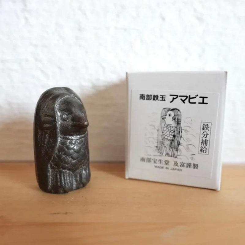 Cast Iron Ingot for Cooking, Nambu Ironware, Amabie, Made in Japan