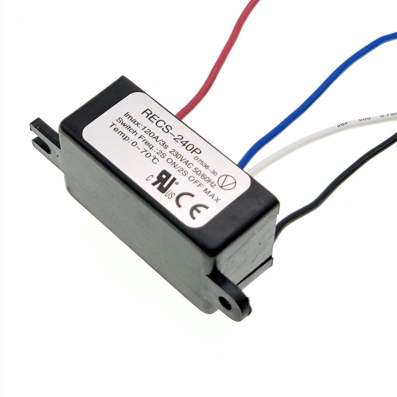 RECS-240P Intelligent Electronic Centrifugal Switch Oil Pump Motor Capacitor Starter for Air Compressor Centrifugal Switch 230VAC 50/60Hz 120A/3s Electronic starter centrifugal switch